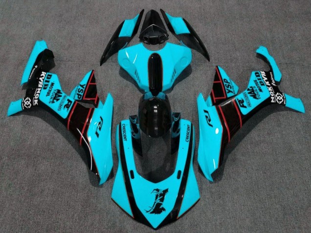Carenados Moto Yamaha YZF 1000 R1 2020-2025 - Turquesa Azul Rojo Negro Brillante