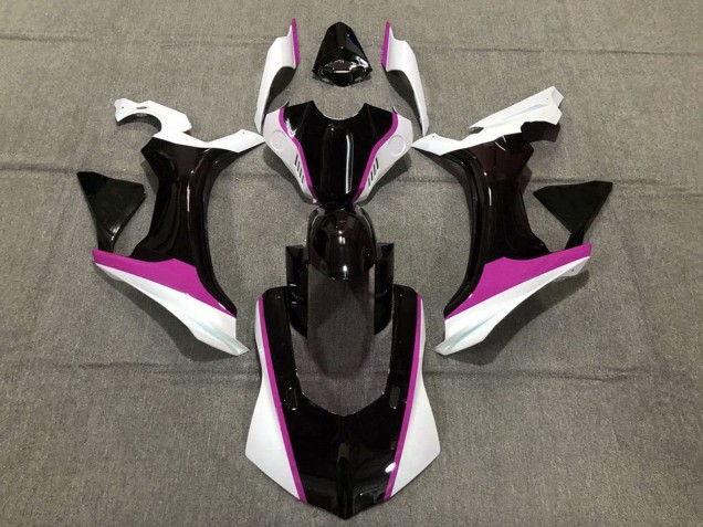 Carenados Moto Yamaha YZF 1000 R1 2020-2025 - Blanco Rosa Negro Brillante