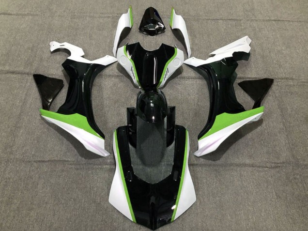 Carenados Moto Yamaha YZF 1000 R1 2020-2025 - Blanco Verde Negro Brillante