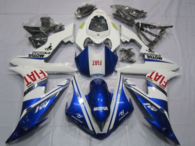 Carenados Moto Yamaha YZF 1000 R1 2004-2006 - Blanco Azul Rojo Fiat Motul