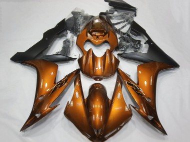 Carenados Moto Yamaha YZF 1000 R1 2004-2006 - Naranja Negro Mate