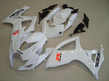Carenados Moto Suzuki GSXR 600 / GSXR 750 2004-2005 - Blanco Rojo Negro
