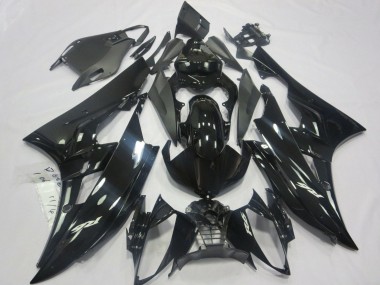 Carenados Moto Yamaha YZF R6 2006-2007 - Negro Brillante Negro Mate
