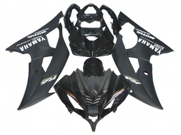 Carenados Moto Yamaha YZF R6 2008-2016 - Negro Brillante Negro Mate Blanco