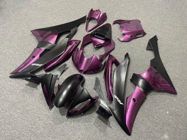 Carenados Moto Yamaha YZF R6 2008-2016 - Púrpura Negro Mate