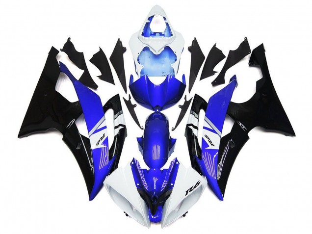 Carenados Moto Yamaha YZF R6 2008-2016 - Blanco Azul Negro