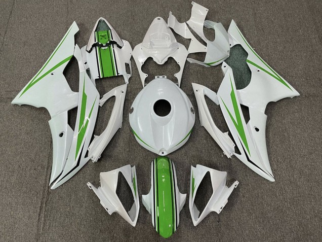 Carenado Moto Yamaha YZF R6 2008-2016 - Blanco Verde