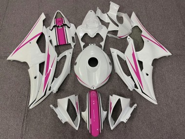 Carenados Moto Yamaha YZF R6 2008-2016 - Blanco Rosa