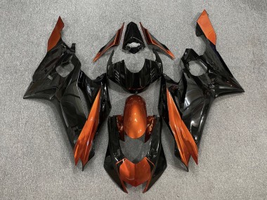 Carenados Moto Yamaha YZF R6 2017-2025 - Naranja Negro Brillante