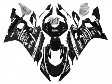 Carenados Moto Yamaha YZF R6 2017-2025 - Negro Blanco Ohlins