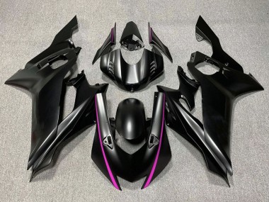 Carenados Moto Yamaha YZF R6 2017-2025 - Negro Mate Rosa