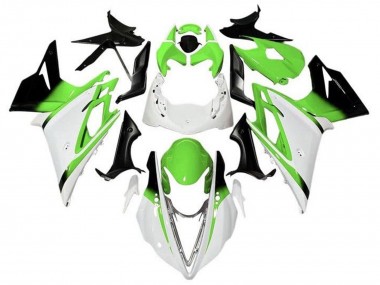 Carenados Moto Triumph Daytona 675 Triple 2013-2016 - Blanco Verde Negro Brillante