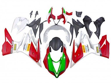 Carenados Moto Triumph Daytona 675 Triple 2013-2016 - Blanco Rojo Verde