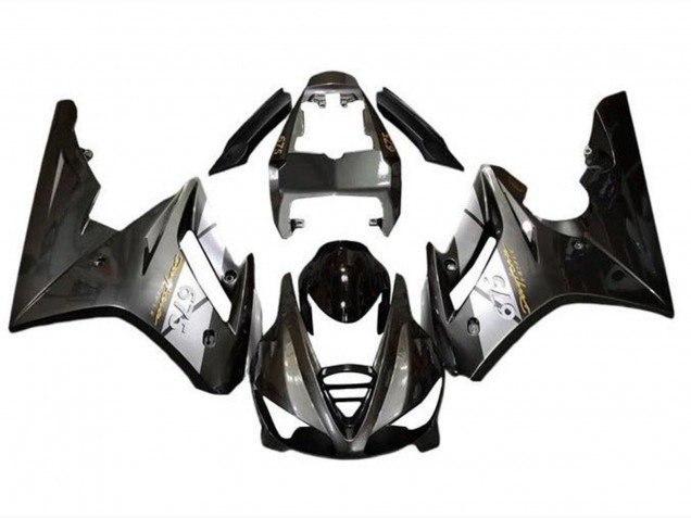 Carenados Moto Triumph Daytona 675 Triple 2009-2012 - Plata Negro Brillante