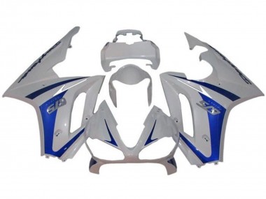 Carenados Moto Triumph Daytona 675 Triple 2009-2012 - Blanco Azul
