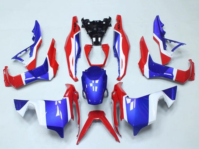 Carenados Moto Honda ADV150 2018-2021 - Blanco Rojo Azul