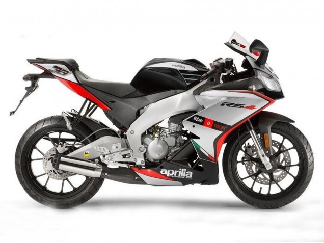 Carenados Moto Aprilia RS4 50 125 2012-2018 - Plata Rojo Negro