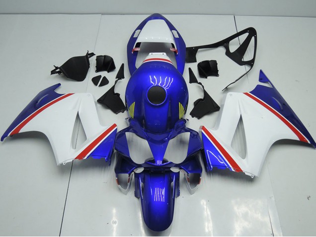 Carenados Moto Honda VFR 800 2002-2013 - Blanco Azul Rojo
