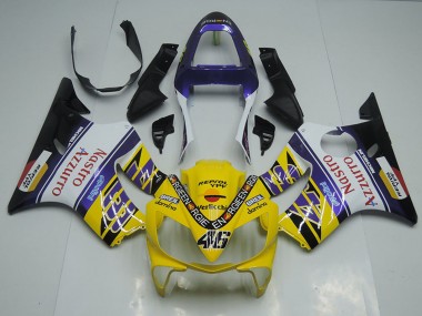 Carenados Moto Honda CBR600 F4i 2001-2003 - Amarillo Blanco Azul Negro Rojo Nastro Azzurro