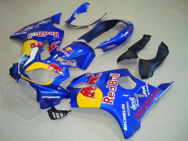 Carenados Moto Honda CBR600 F4i 2004-2007 - Azul Amarillo Rojo Bull