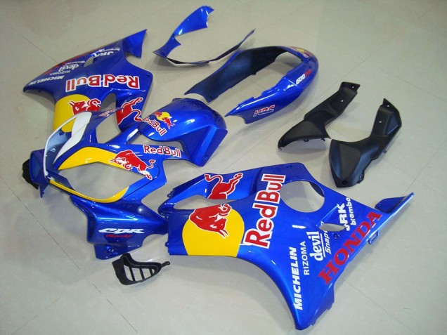 Carenados Moto Honda CBR600 F4i 2004-2007 - Azul Amarillo Rojo Bull