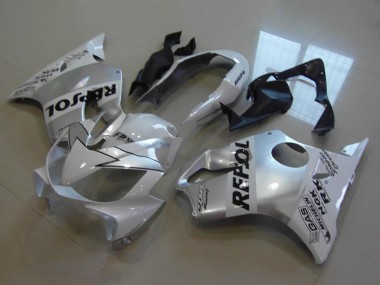 Carenados Moto Honda CBR600 F4i 2004-2007 - Blanco Plata Negro Repsol