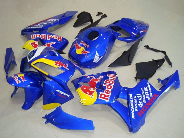 Carenados Moto Honda CBR600RR 2005-2006 - Azul Amarillo Rojo Bull