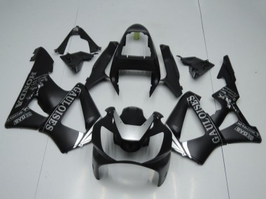 Carenados Moto Honda CBR900RR 929 2000-2001 - Negro Mate Plata Cauloises
