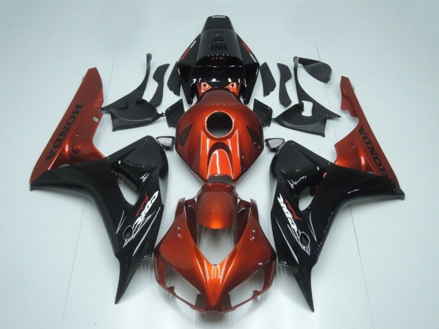 Carenado Moto Honda CBR1000RR 2006-2007 - Rojo Negro Brillante