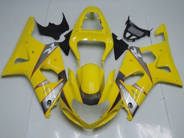 Carenados Moto Suzuki GSXR 1000 2000-2002 - Amarillo Plata Gris