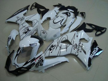 Carenados Moto Suzuki GSXR 1000 2009-2016 - Blanco Negro Corona