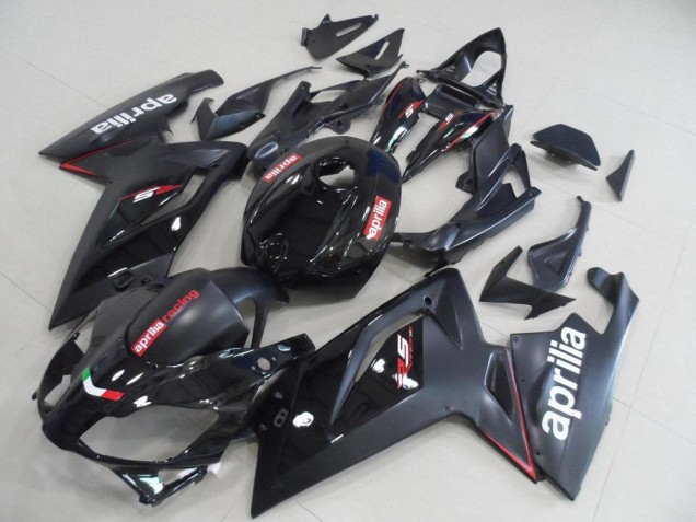 Carenados Moto Aprilia RS125 2006-2011 - Negro Brillante Negro Mate