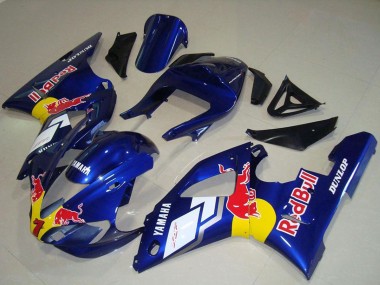 Carenados Moto Yamaha YZF R1 2000-2001 - Azul Blanco Amarillo Rojo Bull