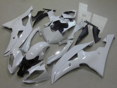 Carenado Moto Yamaha YZF R6 2008-2016 - Blanco Brillante
