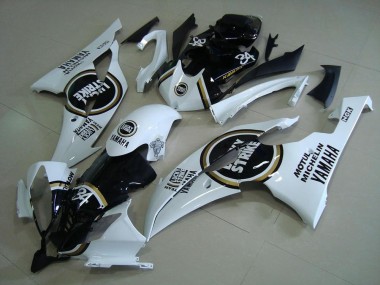 Carenados Moto Yamaha YZF R6 2008-2016 - Blanco Negro Brillante Lucky Strike Motul Michelin 34