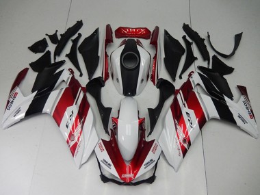 Carenado Moto Yamaha YZF R3 2015-2018 - Blanco Rojo Negro