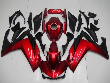 Carenados Moto Yamaha YZF R3 2015-2018 - Rojo Negro Mate