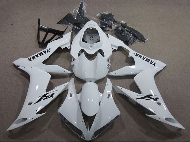 Carenados Moto Yamaha YZF R1 2004-2006 - Blanco Negro Calcomanía