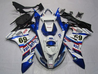 Carenados Moto BMW S1000RR 2009-2014 - Blanco Rojo Azul Negro Sterilgarda 69