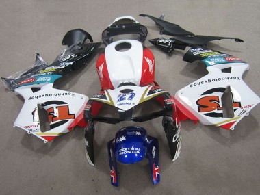 Carenados Moto Honda CBR600RR 2005-2006 - Blanco Rojo Negro Azul 27