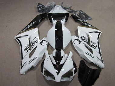 Carenados Moto Honda CBR1000RR 2004-2005 - Blanco Negro Brillante Pramac