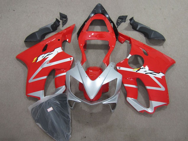 Carenado Moto Honda CBR600 F4i 2001-2003 - Plata Rojo