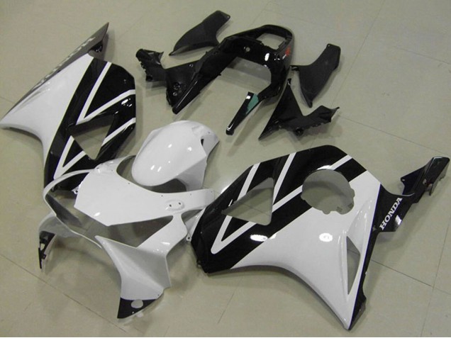 Carenado Moto Honda CBR900RR 954 2002-2003 - Blanco Negro Brillante