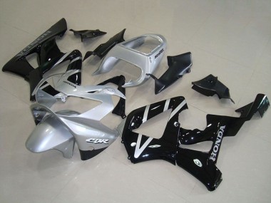 Carenados Moto Honda CBR900RR 929 2000-2001 - Plata Negro Brillante
