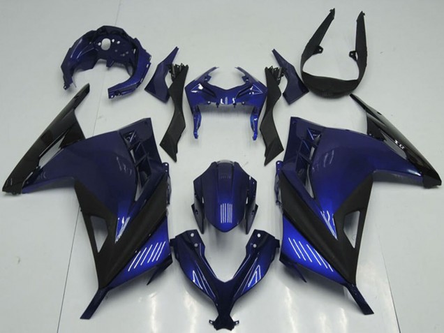 Carenados Moto Kawasaki ZX300R 2013-2018 - Azul Negro