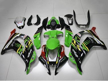Carenados Moto Kawasaki ZX10R 2016-2020 - Verde Amarillo Rojo Blanco Negro Monstruo