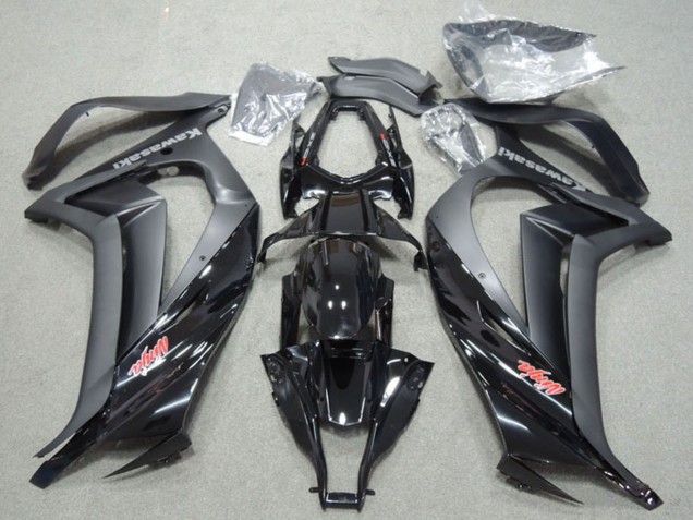 Carenados Moto Kawasaki ZX10R 2011-2015 - Negro Brillante Negro Mate Rojo Ninja