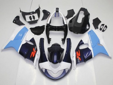 Carenados Moto Suzuki TL1000R 1998-2003 - Blanco Azul Claro Negro