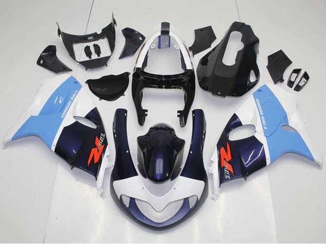Carenados Moto Suzuki TL1000R 1998-2003 - Blanco Azul Claro Negro