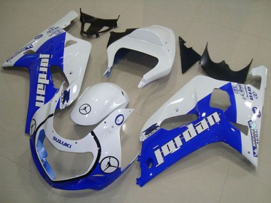 Carenados Moto Suzuki GSXR 750 2001-2003 - Blanco Azul Jordan